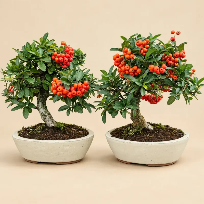 Bonsai Πυράκανθος (Pyracantha) Ύψος 30-35cm Ετών 17+