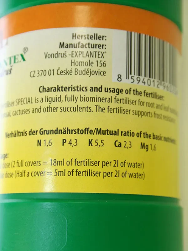 Υγρό Βιο-Ορυκτό Λίπασμα για Bonsai & Παχύφυτα